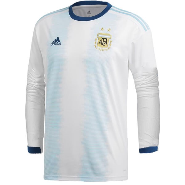 Camiseta Argentina 1ª ML 2019 Blanco Azul